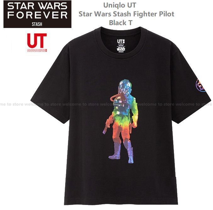 ■【新品 未使用品】 UT UNIQLO ユニクロ ×スタッシュ スターウォーズ コラボ Tシャツ (M) ■_画像1