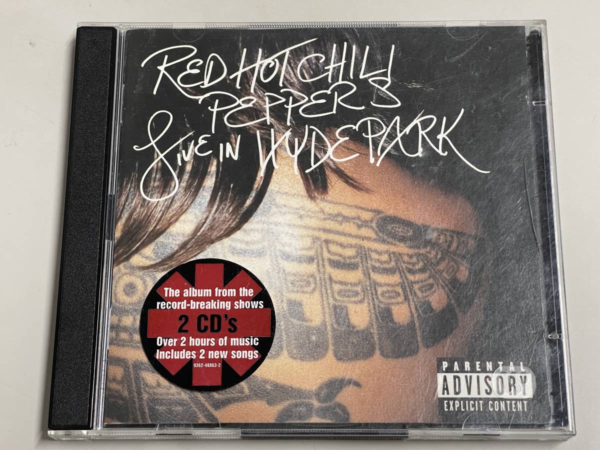 【2枚組CD美品】red hot chili peppers live in hyde park/レッド・ホット・チリ・ペッパーズ・ライヴ・イン・ハイド・パーク【輸入盤】_画像1