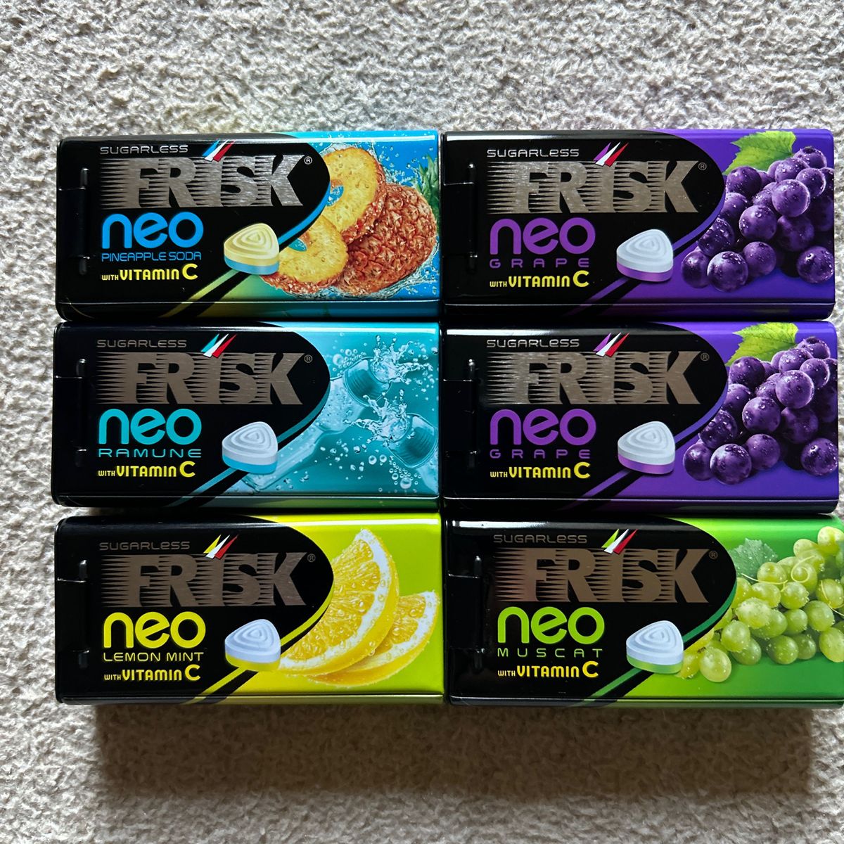 FRISK neo 空き缶6コセット（中身なし）