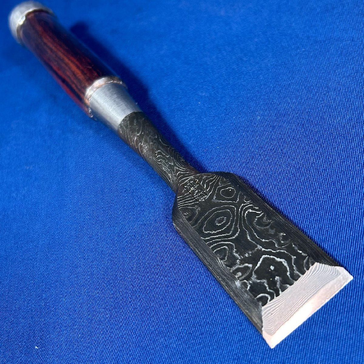 超希少な逸品!!【田斎作】木目仕上/追入鑿『寸0/30mm:紙箱付き 超希少な逸品!!【田斎作】木目仕上/追入鑿『寸0/30mm:紙箱付き