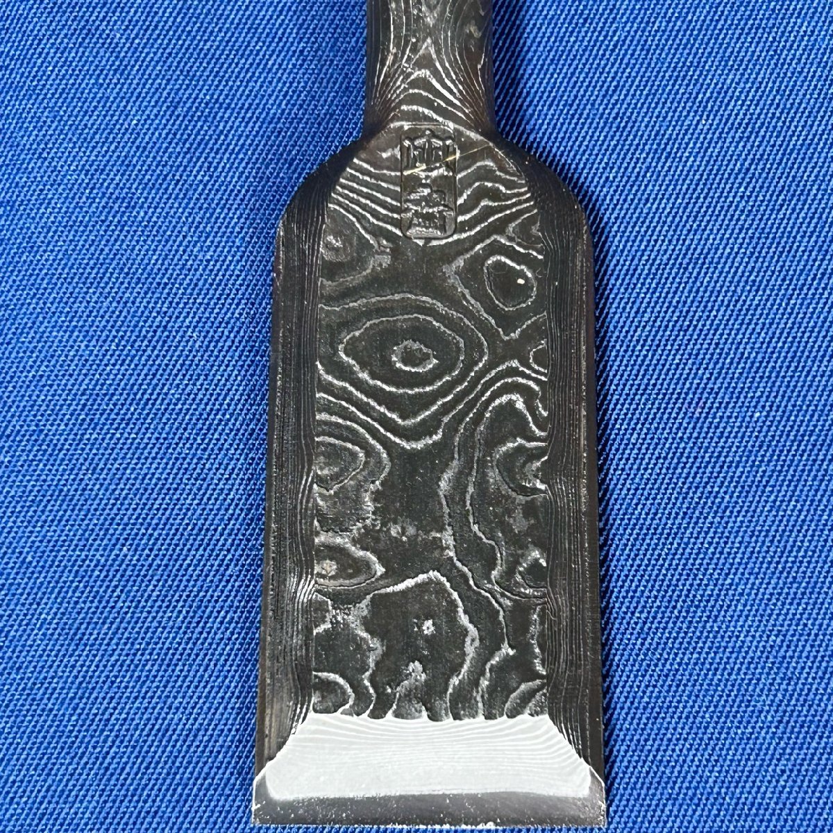 超希少な逸品!!【田斎作】木目仕上/追入鑿『寸0/30mm:紙箱付き 超希少な逸品!!【田斎作】木目仕上/追入鑿『寸0/30mm:紙箱付き