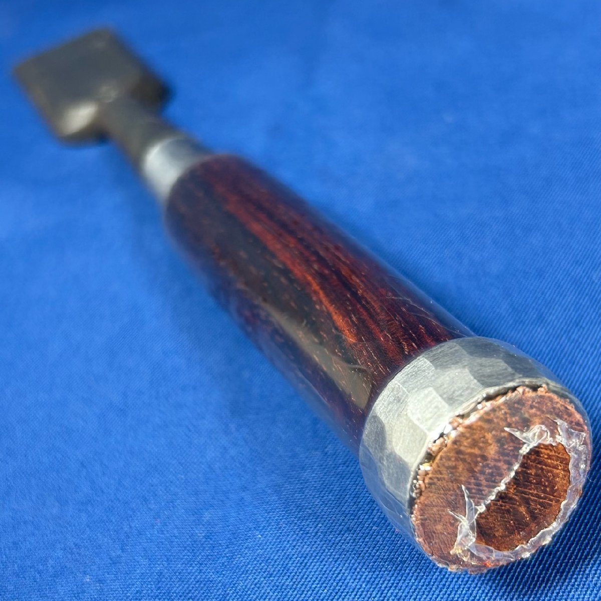 超希少な逸品!!【田斎作】木目仕上/追入鑿『寸0/30mm:紙箱付き 超希少な逸品!!【田斎作】木目仕上/追入鑿『寸0/30mm:紙箱付き
