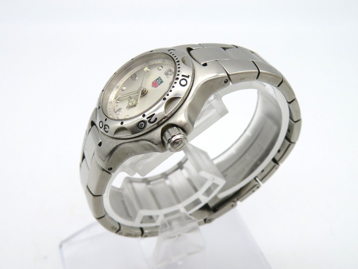 1円□ジャンク□　タグホイヤー　WL1314　プロフェッショナル　シルバー　クオーツ　レディース　腕時計　　E71301_画像2