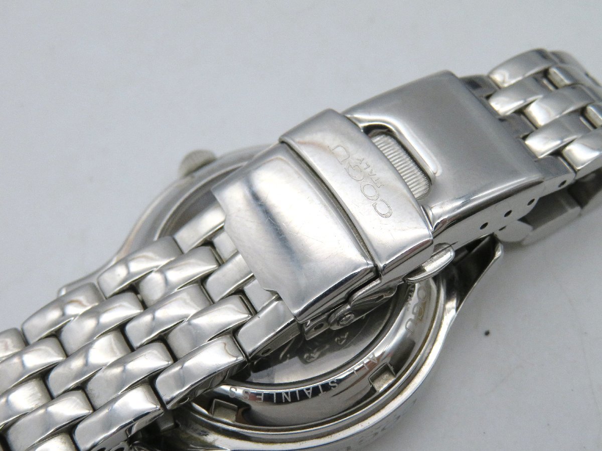 ◆1円◆稼働◆　コグ　　スケルトン　スケルトン　クオーツ　メンズ　腕時計　2コマ　K438_画像3