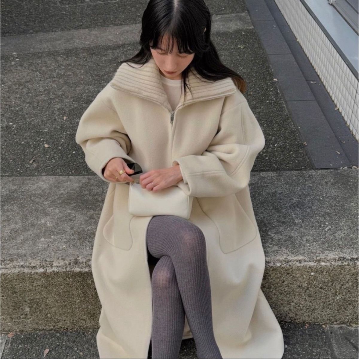 CLANE RIB COLLAR WOOL LONG COAT|Yahoo!フリマ(旧PayPayフリマ) CLANE RIB COLLAR WOOL LONG COAT|Yahoo!フリマ(旧PayPayフリマ)