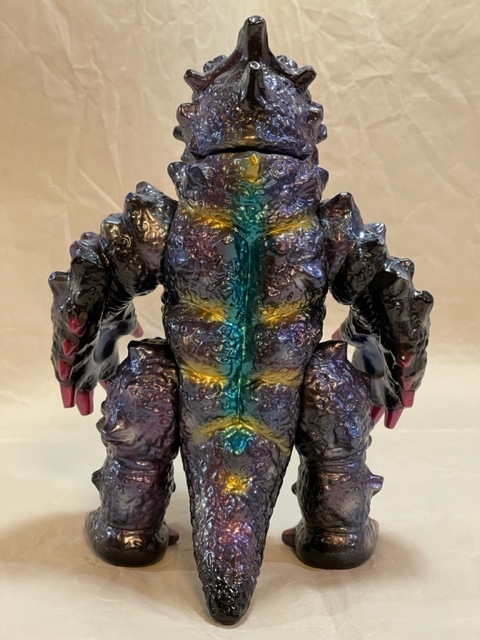 ブルマァク 隕石怪獣 ガメート 逆襲版 怪獣 黒 成型 ソフビ sofubi sofuvi sofvi 美品 マルサン ベアモデル m1号 美品_画像2