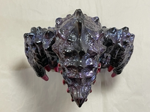 ブルマァク 隕石怪獣 ガメート 逆襲版 怪獣 黒 成型 ソフビ sofubi sofuvi sofvi 美品 マルサン ベアモデル m1号 美品_画像9