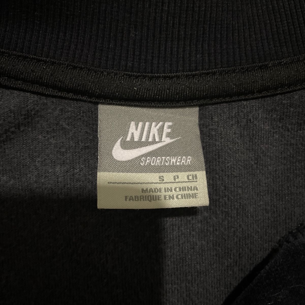 【希少古着】NIKE  short lengt black velours jacket