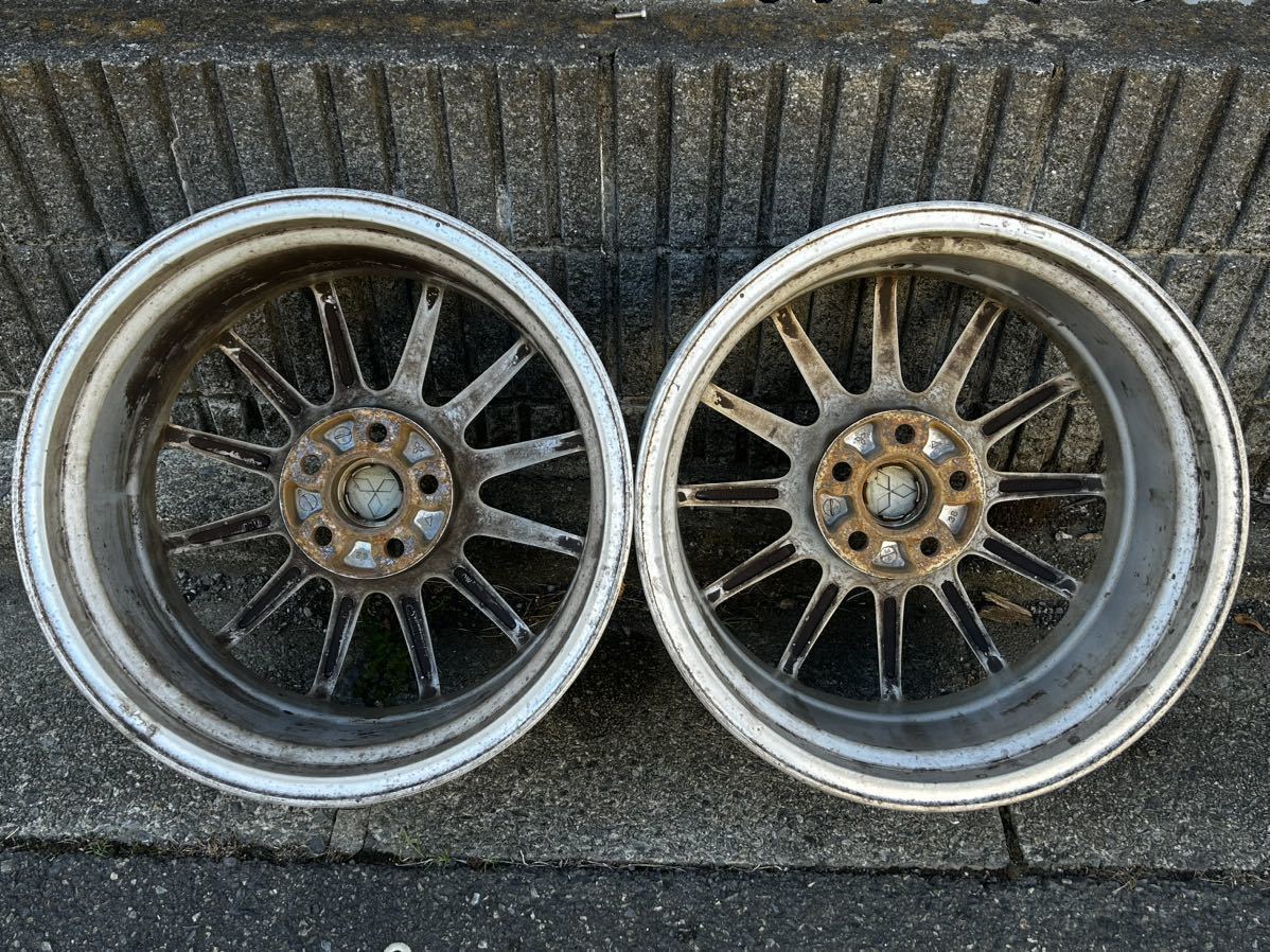 三菱ランサーエボリューションＸ純正18インチアルミホイール 18×8.5J +38 ４本セット 美品 平成26年製 _画像7