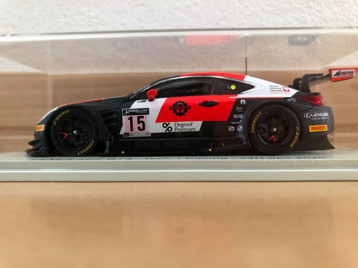 スパーク 1/43 レクサス RC F GT3 Tech 1 Racing 2020年スパ24時間レース
