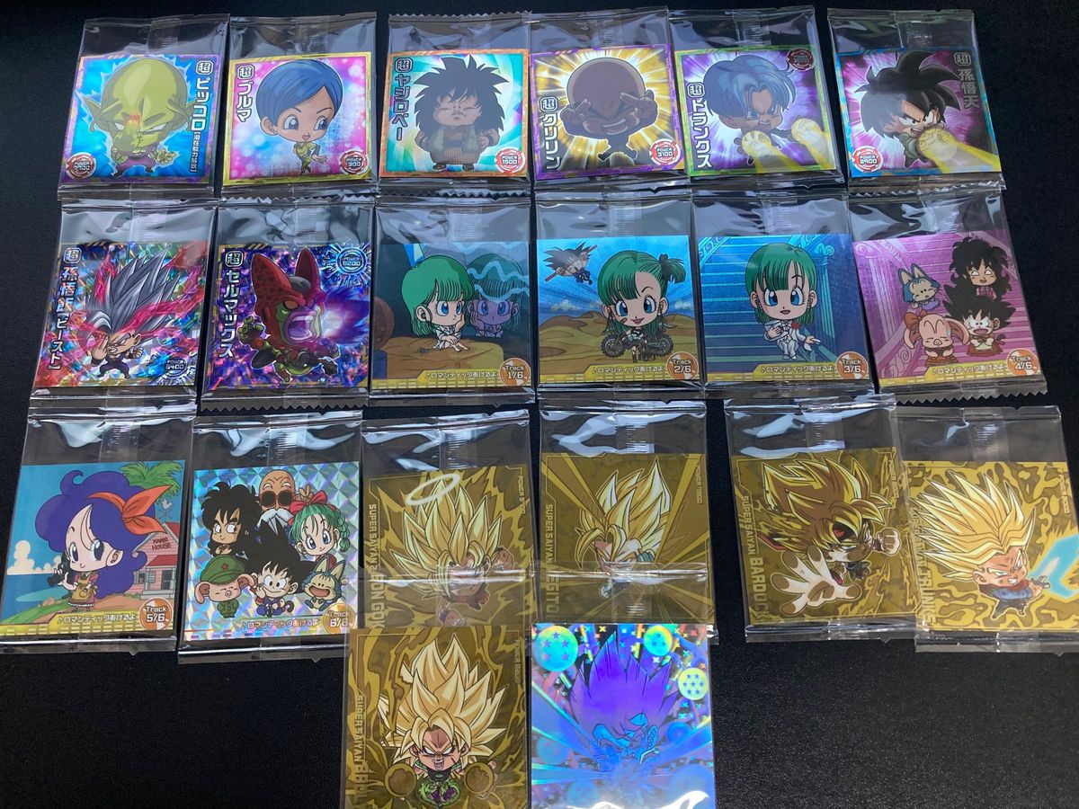 ドラゴンボール 超戦士 シール ウエハース 超6 MFGR GDR 20枚 ドラゴンボール 超戦士 シール ウエハース 超6 MFGR GDR 20枚