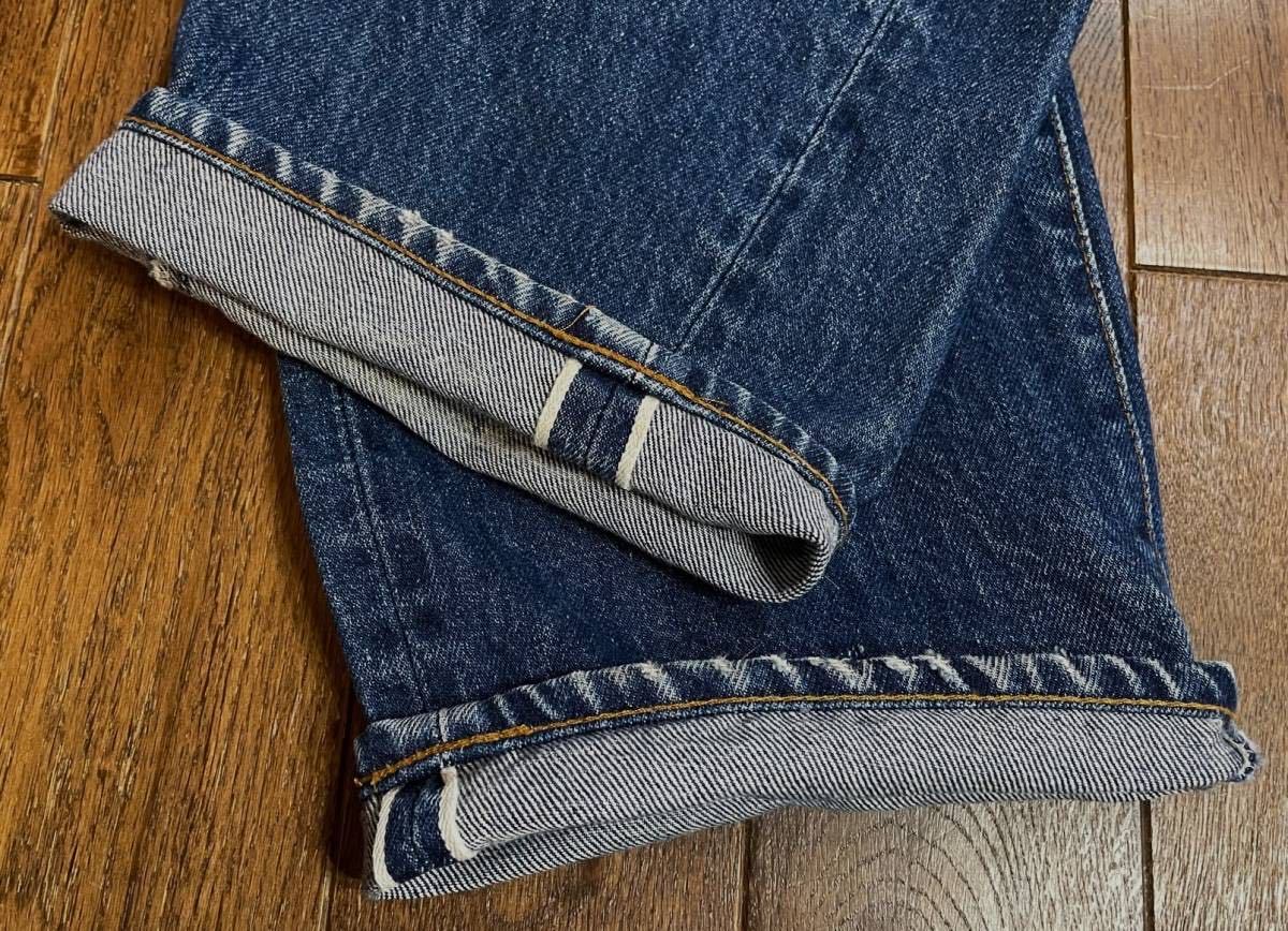 80's Levi's 501 リーバイス 赤耳 ボタン裏555 W31 ヴィンテージ デニムパンツ USA製 バレンシア工場_画像3