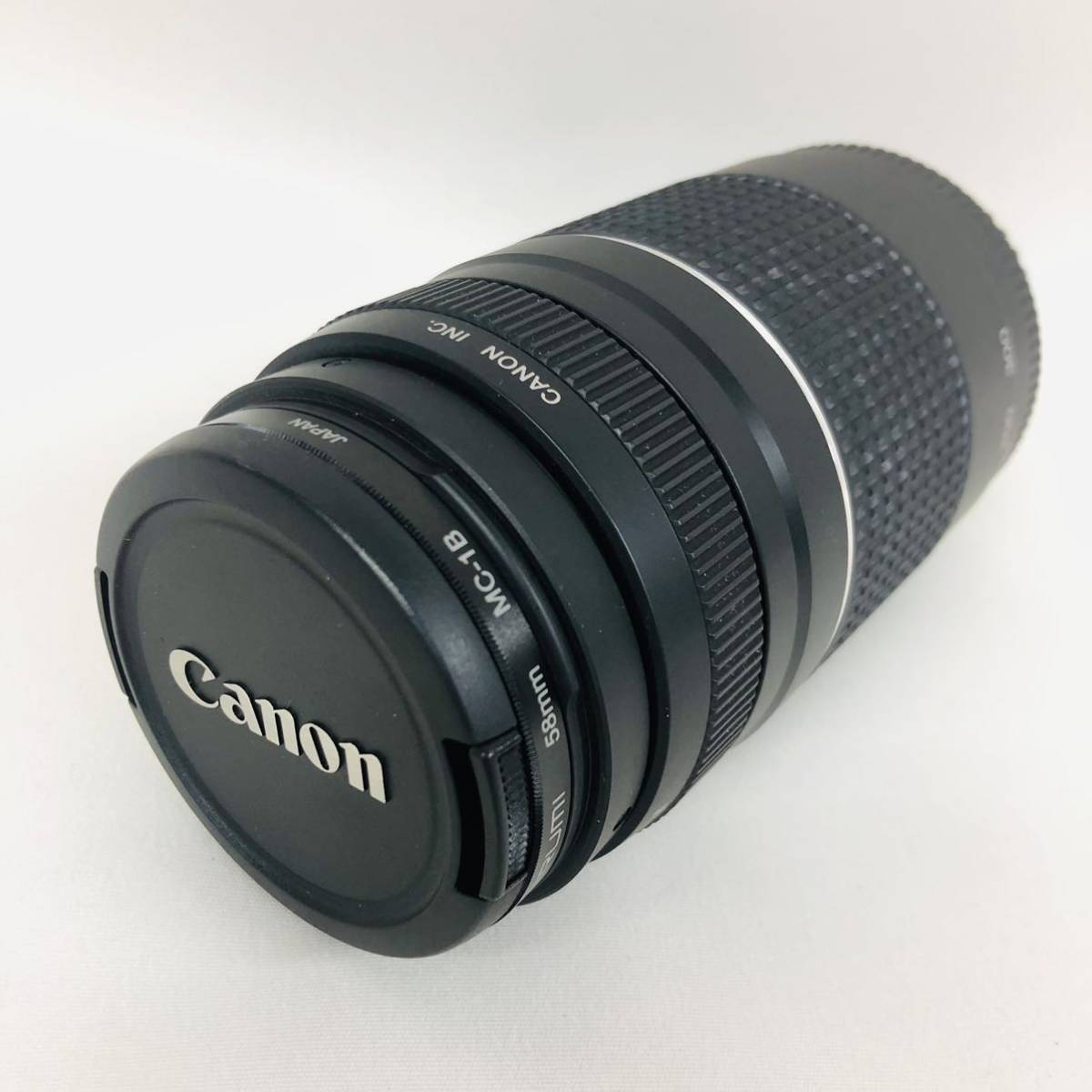 Canon カメラレンズ MARUMI 58mm MC-1B キヤノン ズームレンズ EF 75-300mm 1:4-5.6 Ⅲ 1.5m/4.9ft キャノンレンズ_画像2