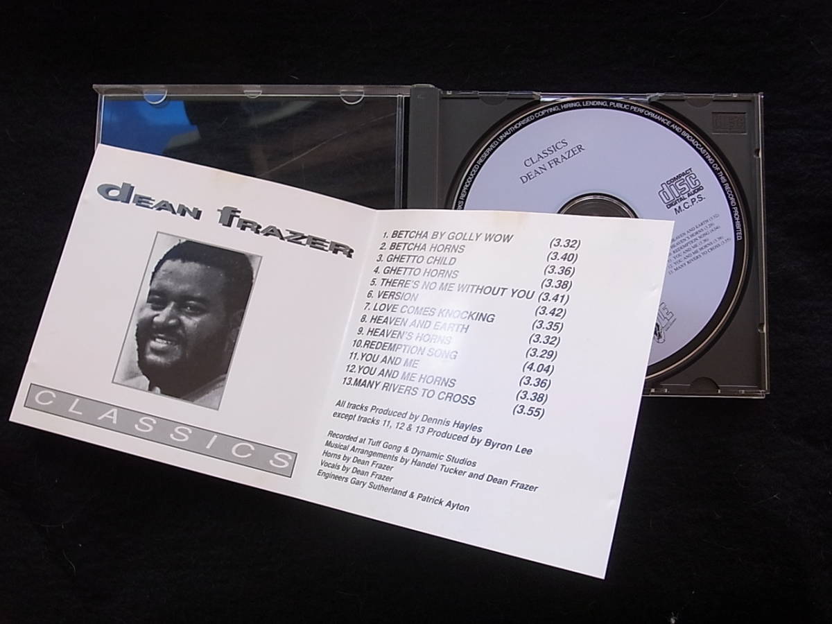 E533/ディーン・フレイザー　Dean Fraser Classics　 CD_画像2