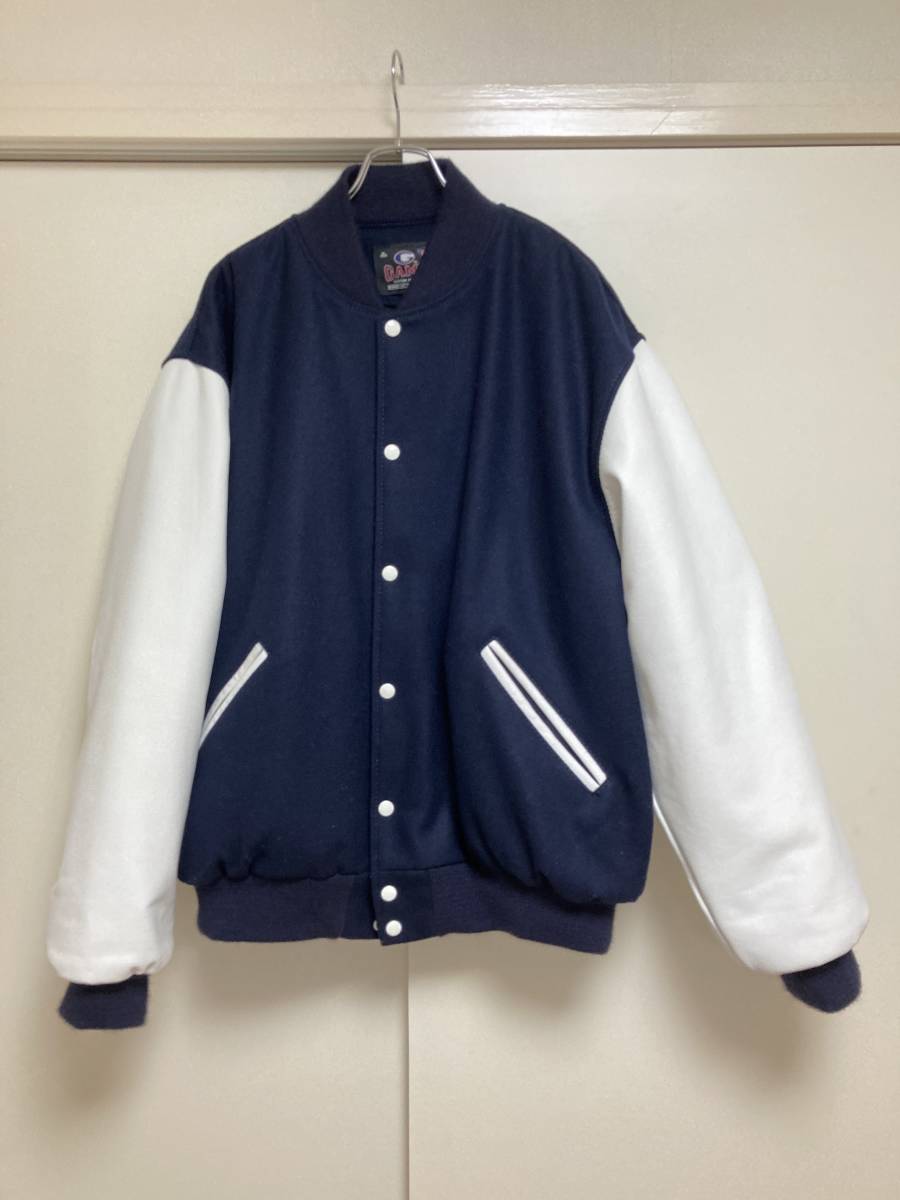 長谷川昭雄監修〈GAME SPORTSWEAR〉VARSITY JACKET 2XL NAVY 長谷川昭雄監修〈GAME SPORTSWEAR〉VARSITY JACKET 2XL NAVY