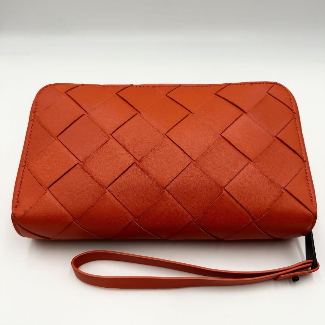 1円～ ■極美品/RFID搭載■ BOTTEGA VENETA ボッテガヴェネタ クラッチバッグ セカンドバッグ ハンドバッグ イントレチャート 本革 現行品_画像3