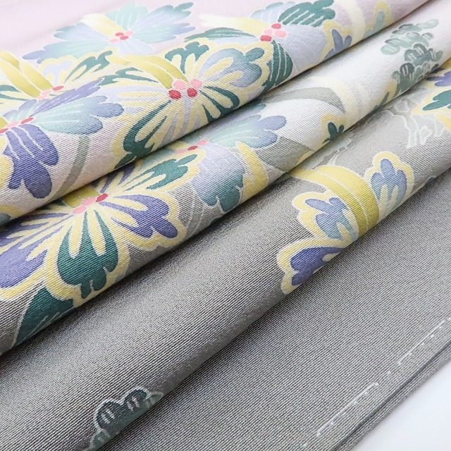 ゆめsaku2 新品 本加賀友禅 宮野勇造 落款 近江の松“染め色に ゆめsaku2 新品 本加賀友禅 宮野勇造 落款 近江の松“染め色に