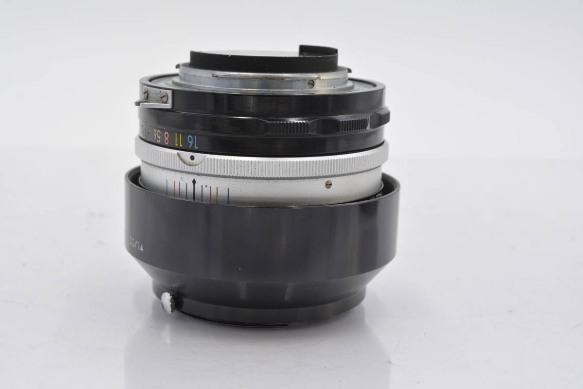 ★極上美品★ ニコン Nikon NIKKOR-S Auto 50mm F1.4 非Ai 前キャップ、フィルター、フード付 #tk1537_画像4