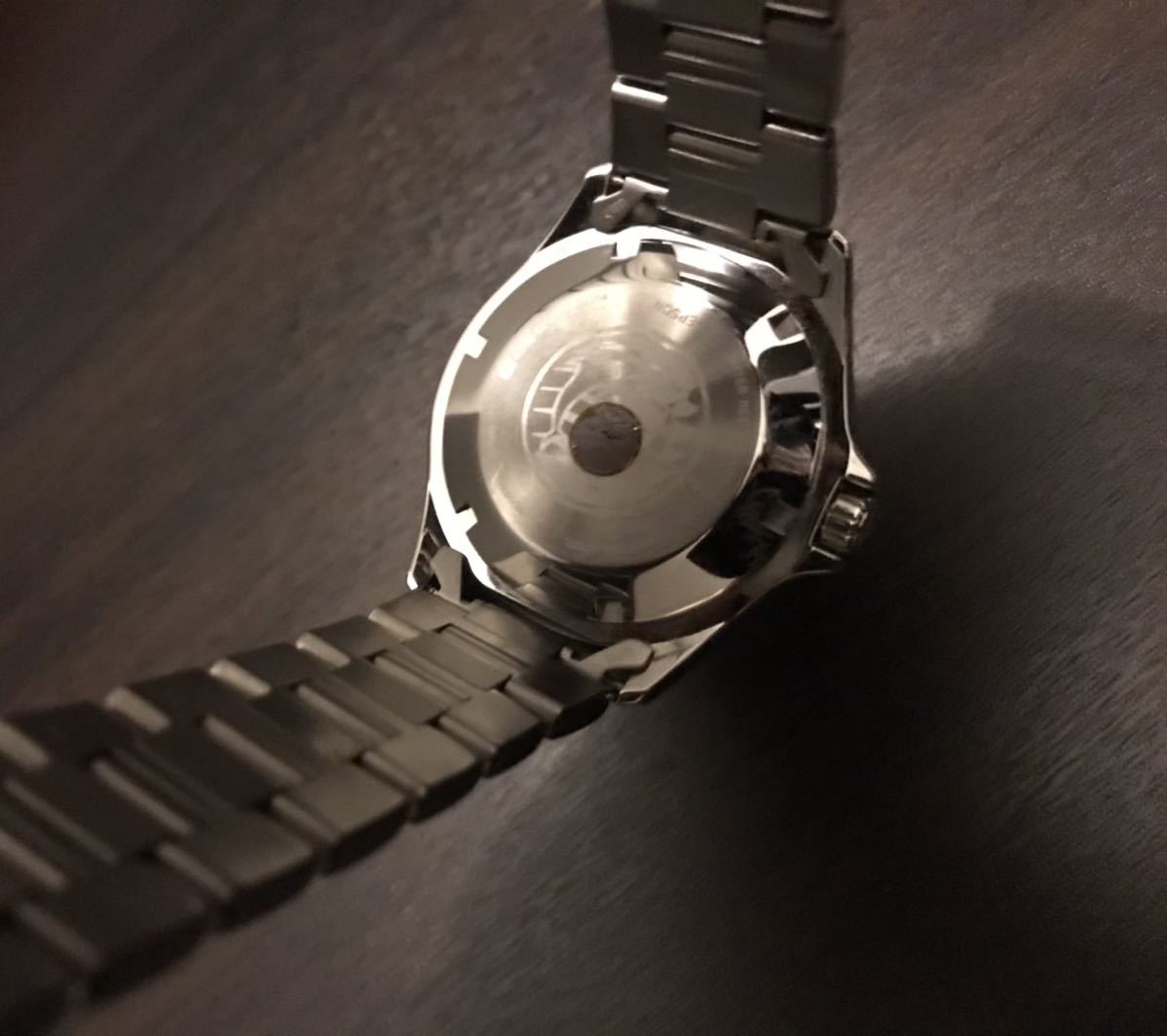 ORIENT automatic divers オレンジ文字盤 オリエント ダイバー 自動巻き AA02-C8-A 200M デイデイト 稼働品 美品_画像8