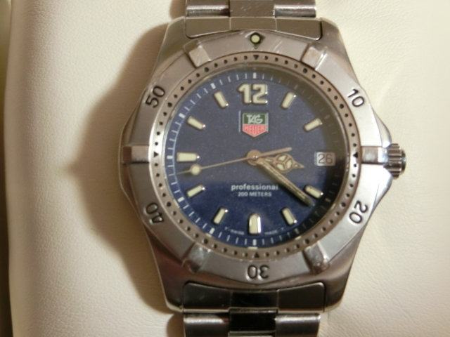  Hawaii limitation color limitation box TAGHEUER TAG Heuer 2000 Professional Professional OH ending battery replaced beautiful goods 