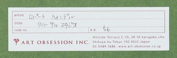 【真作】【WISH】ロバート・ハインデル Robert Heindel「リハーサル スタジオ」シルクスクリーン 10号大 ◆バレリーナ人気作　 #23112196_画像8