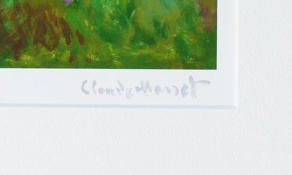 【真作】【WISH】クロード・モネ Claude Monet「睡蓮」リトグラフ 20号大 大作 　　〇印象派巨匠 「睡蓮」の連作他 #23102623_画像7