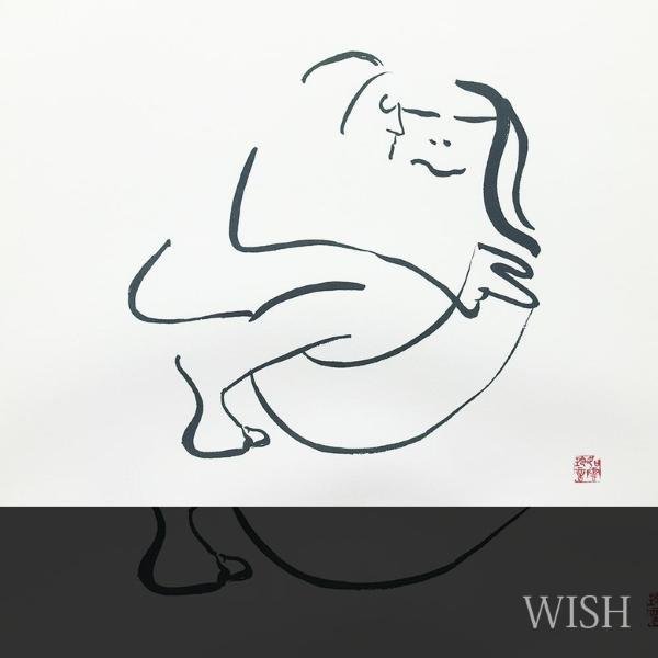 【真作】【WISH】ジョン・レノン JohnLennon「夫婦」リトグラフ 約10号 　　〇ビートルズ中心メンバー グラミー賞 MBE勲章 #23112102_画像1