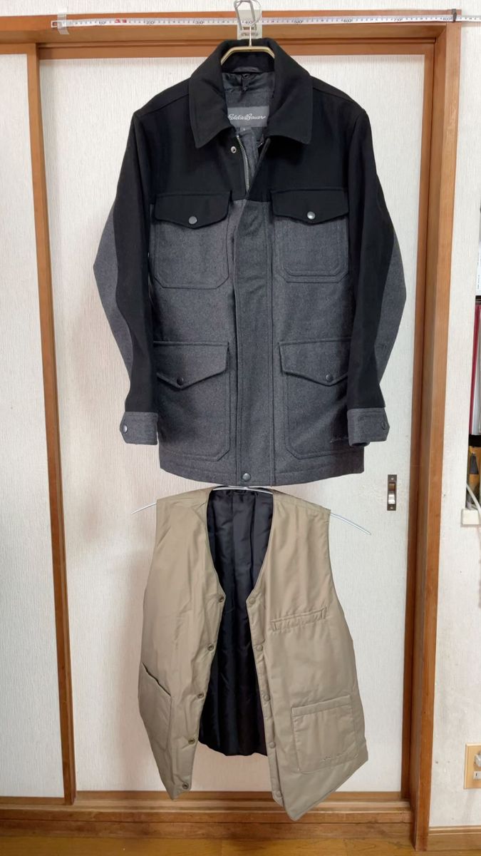 Eddie Bauer エディバウアー Pコート インナーベスト付 サイズ:XS(日本サイズS〜M)