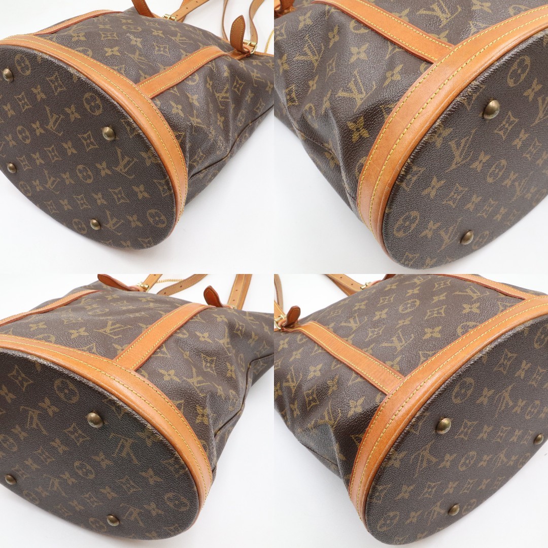 ★LOUIS VUITTON ルイヴィトン M42236 モノグラム バケットGM ポーチ付き バケツ型 ショルダーバッグ トート ブラウン系 _画像10