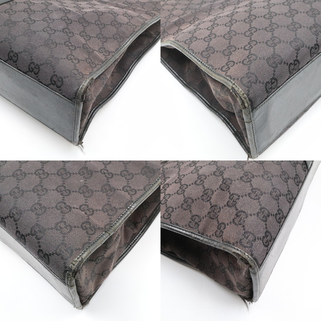 ☆GUCCI グッチ 002 1064 ジャッキー GG柄 GGキャンバス×レザー トート