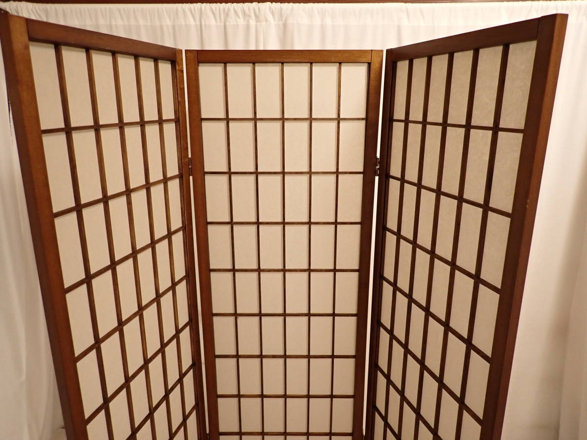  Japanese style 3 ream divider. partitioning screen Estate sale common -4