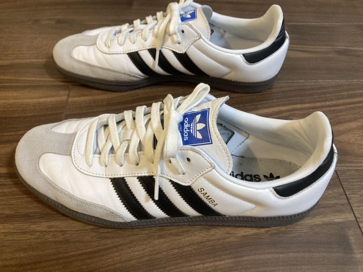 adidas SAMBA OG CLOUD WHITE CORE BLACK B75806 タグ付き サンバ