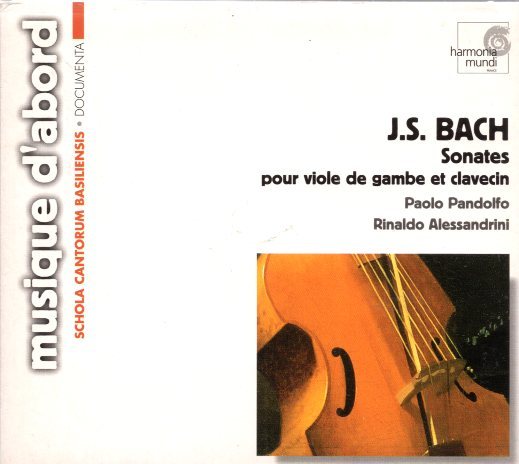 b208 　　J.S.バッハ：SONATA POUR VIOLE /PANDOLFO_画像1