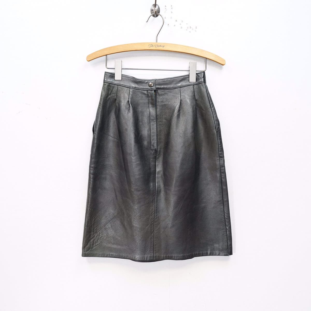 EU VINTAGE LEATHER TIGHT SKIRT/ヨーロッパ古着レザータイト EU VINTAGE LEATHER TIGHT SKIRT/ヨーロッパ古着レザータイト
