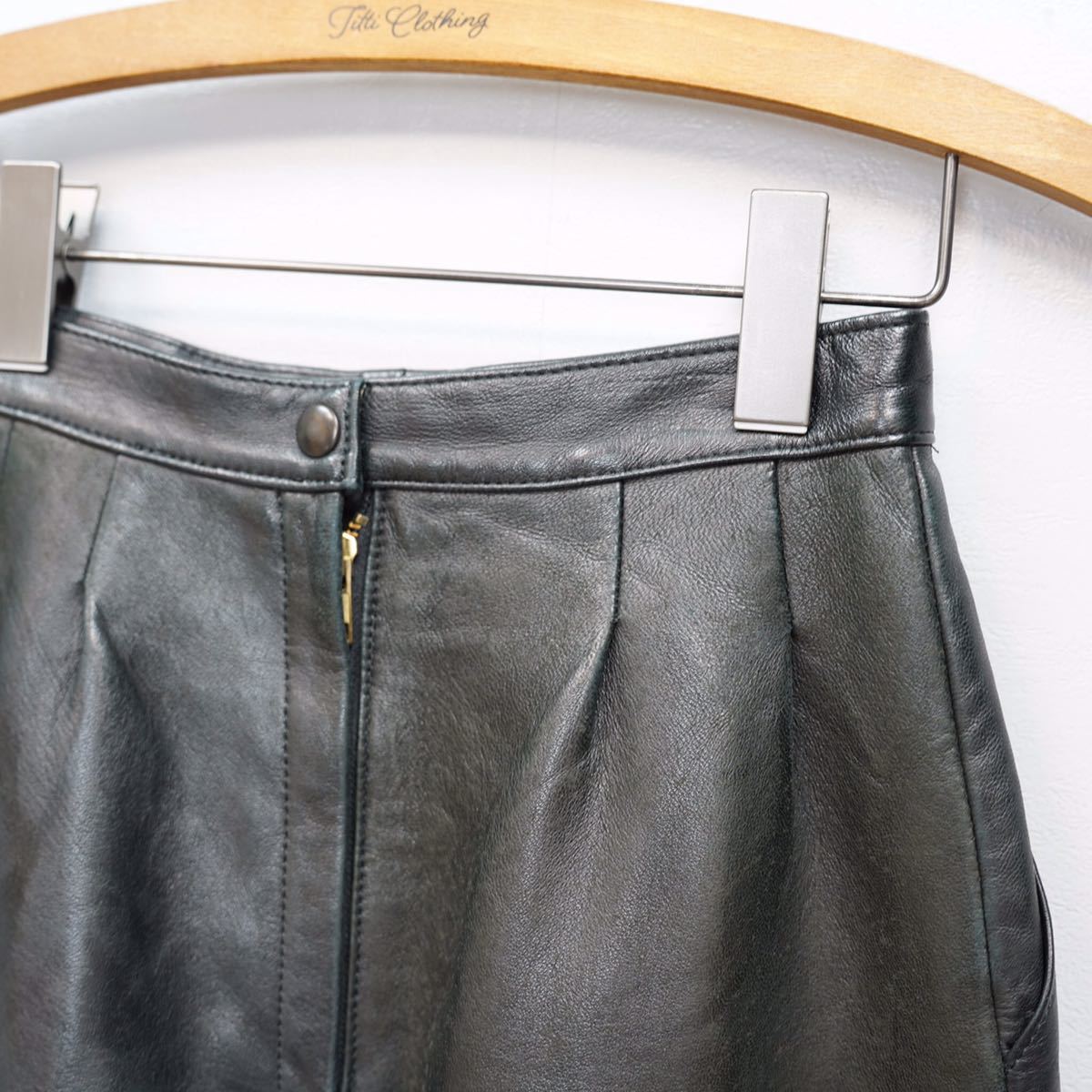 EU VINTAGE LEATHER TIGHT SKIRT/ヨーロッパ古着レザータイト EU VINTAGE LEATHER TIGHT SKIRT/ヨーロッパ古着レザータイト