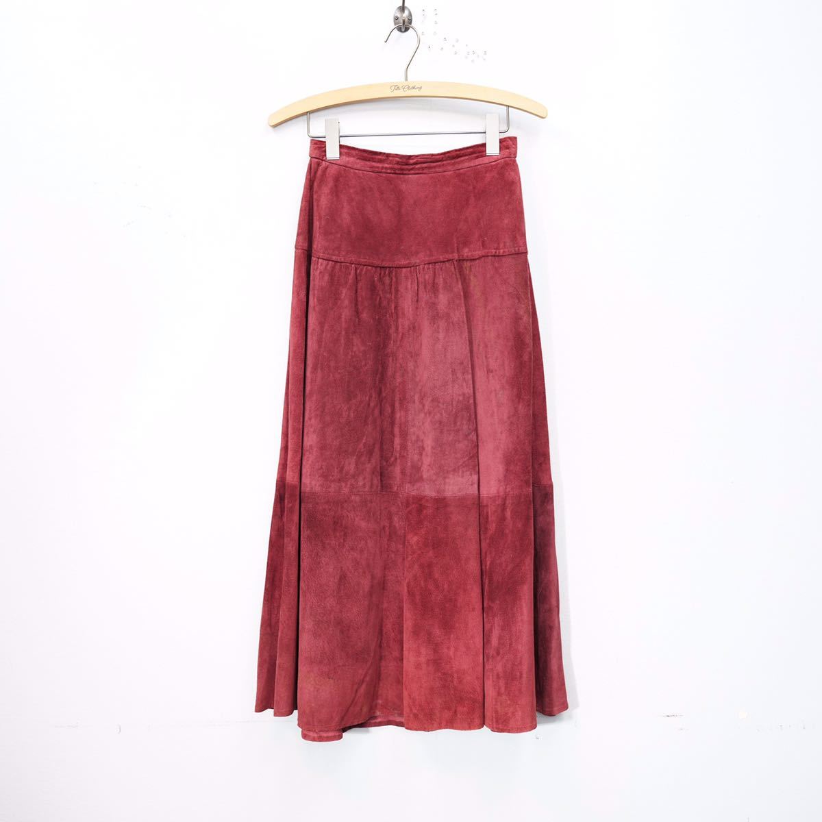 USA VINTAGE JH Collectibles LEATHER DESIGN LONG SKIRT/アメリカ古着レザーデザインロングスカート