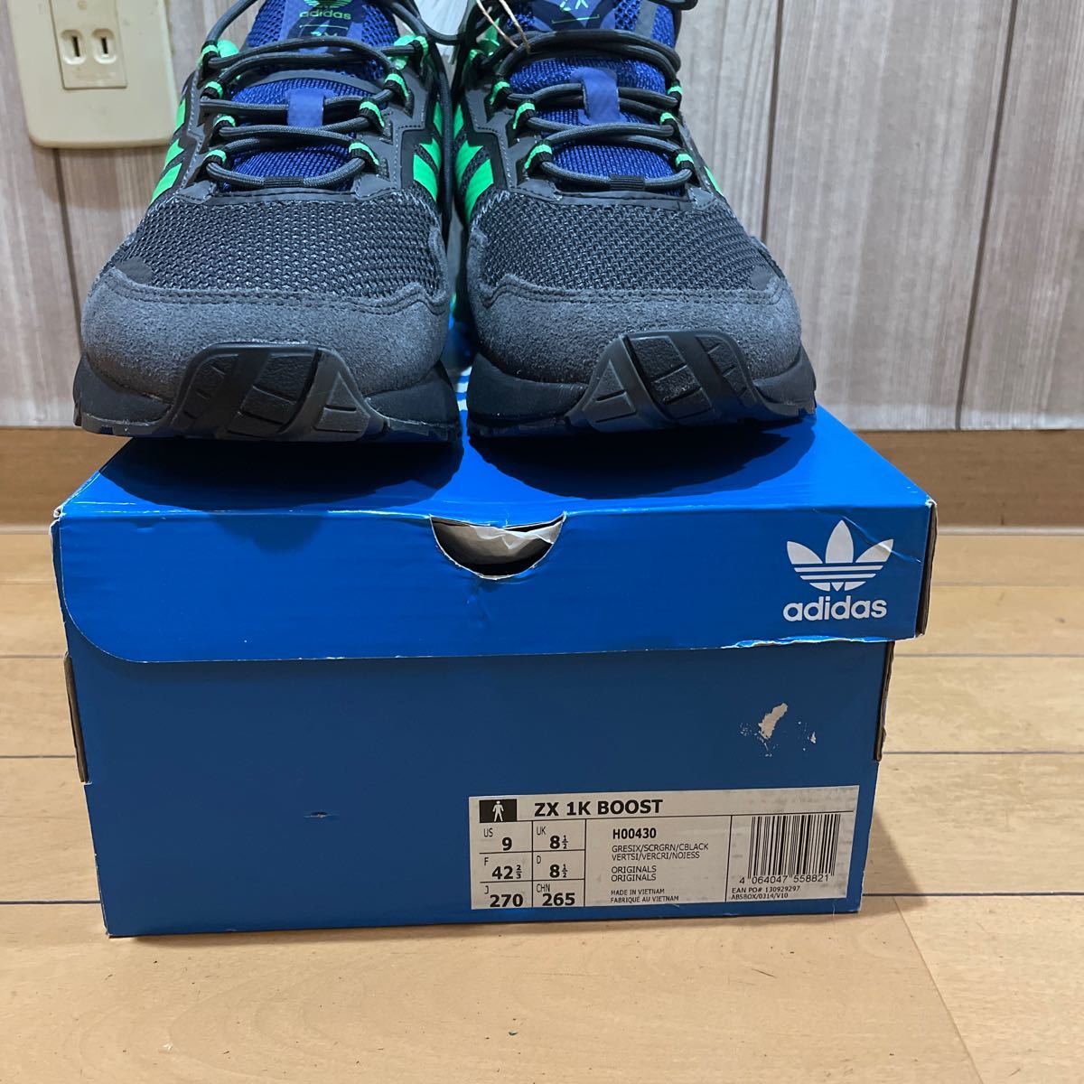 アディダスadidasスニーカー ZX 1K BOOST サイズ27.０cm_画像9