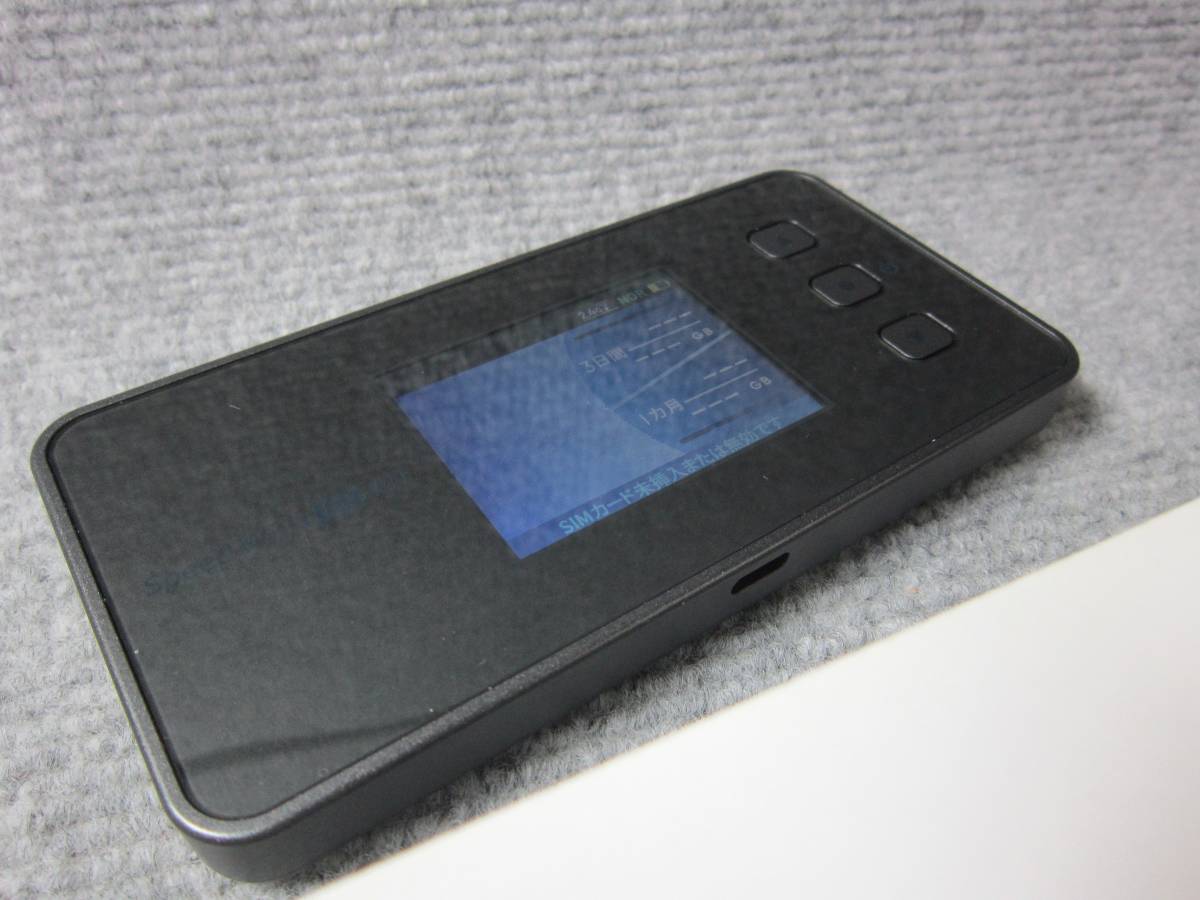 (5550) 現状品 NEC SPEED Wi-Fi 5G X11 チタニウムグレー ポケットwifi wifiルーター 〇判定_画像2