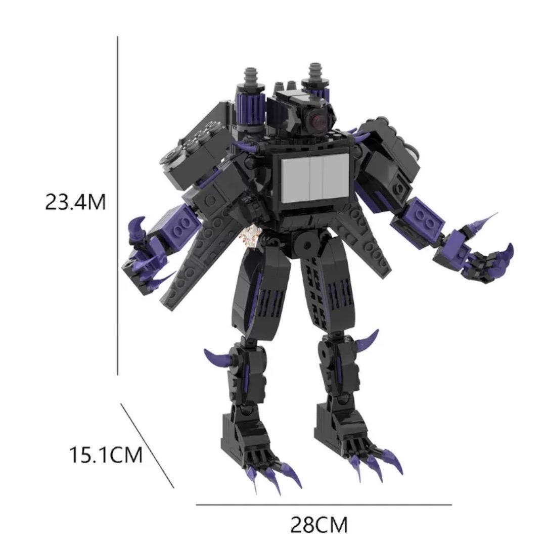 トライタイタン LEGO互換 スキビディトイレ 紫 tri titan_画像2