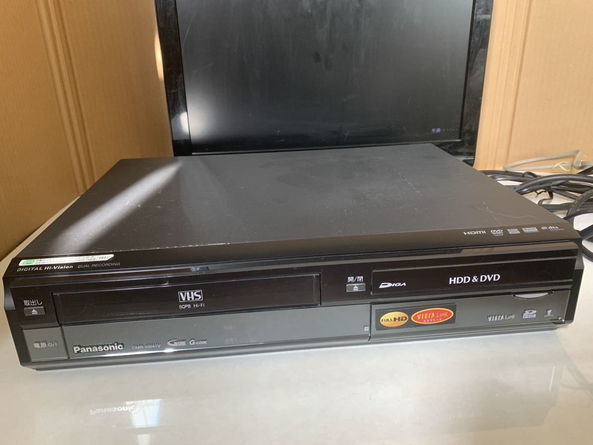 Panasonic パナソニック DMR-XW41V VHS一体型DVDレコーダー 通電不可 _画像1