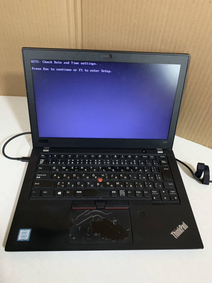 Lenovo ThinkPad X280 Core i3 7020U 2.3GHz 4GB 12.5インチ Windows11 _画像5