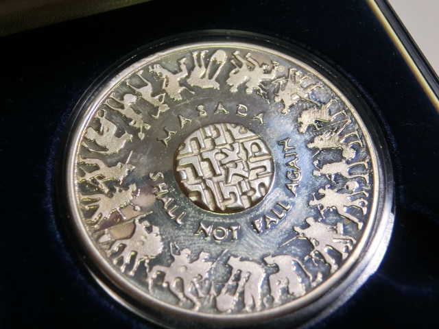  原文:●銀製 26g イスラエル 銀貨 栞・ケース付●935 スターリングシルバー 記念硬貨