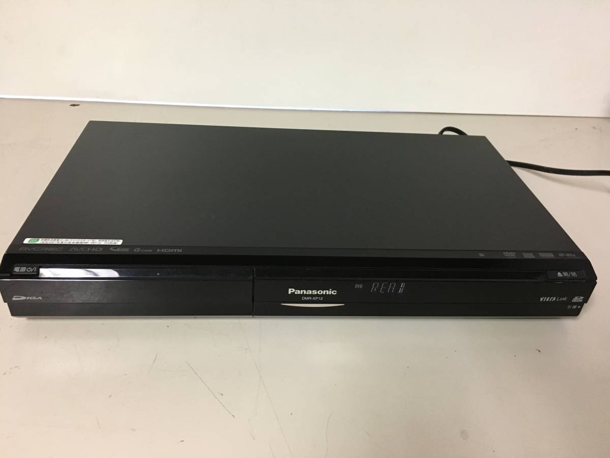 A228　Panasonic　パナソニック　HDD搭載ハイビジョンDVDレコーダー　DMR-XP12　ジャンク　現状品_画像1