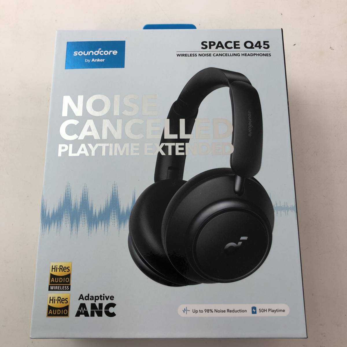 Anker Soundcore Space Q45 ワイヤレスヘッドホン ブラック 【中古品】_画像8