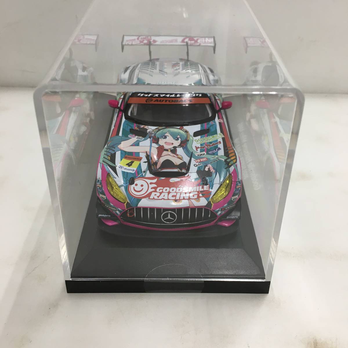 グッドスマイル 初音ミク 　1/32 ミニカー　AMG 2020 最終戦ver.　レーシングミク　【中古品】_画像6