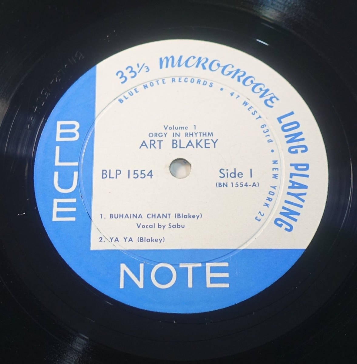 US BLUE NOTE BLP 1554 オリジナル ORGY IN RHYTHM VOL1 / Art Blakey NY23/DG/RVG/EAR_画像4