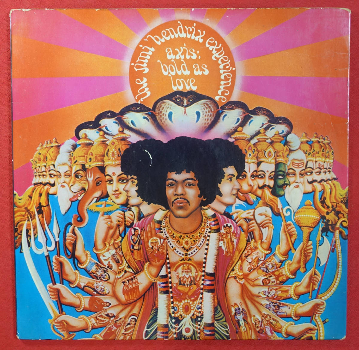 UK Original 初回 TRACK 612003 AXIS: BOLD AS LOVE / The Jimi Hendrix MAT: A1/B1+Poster_画像1