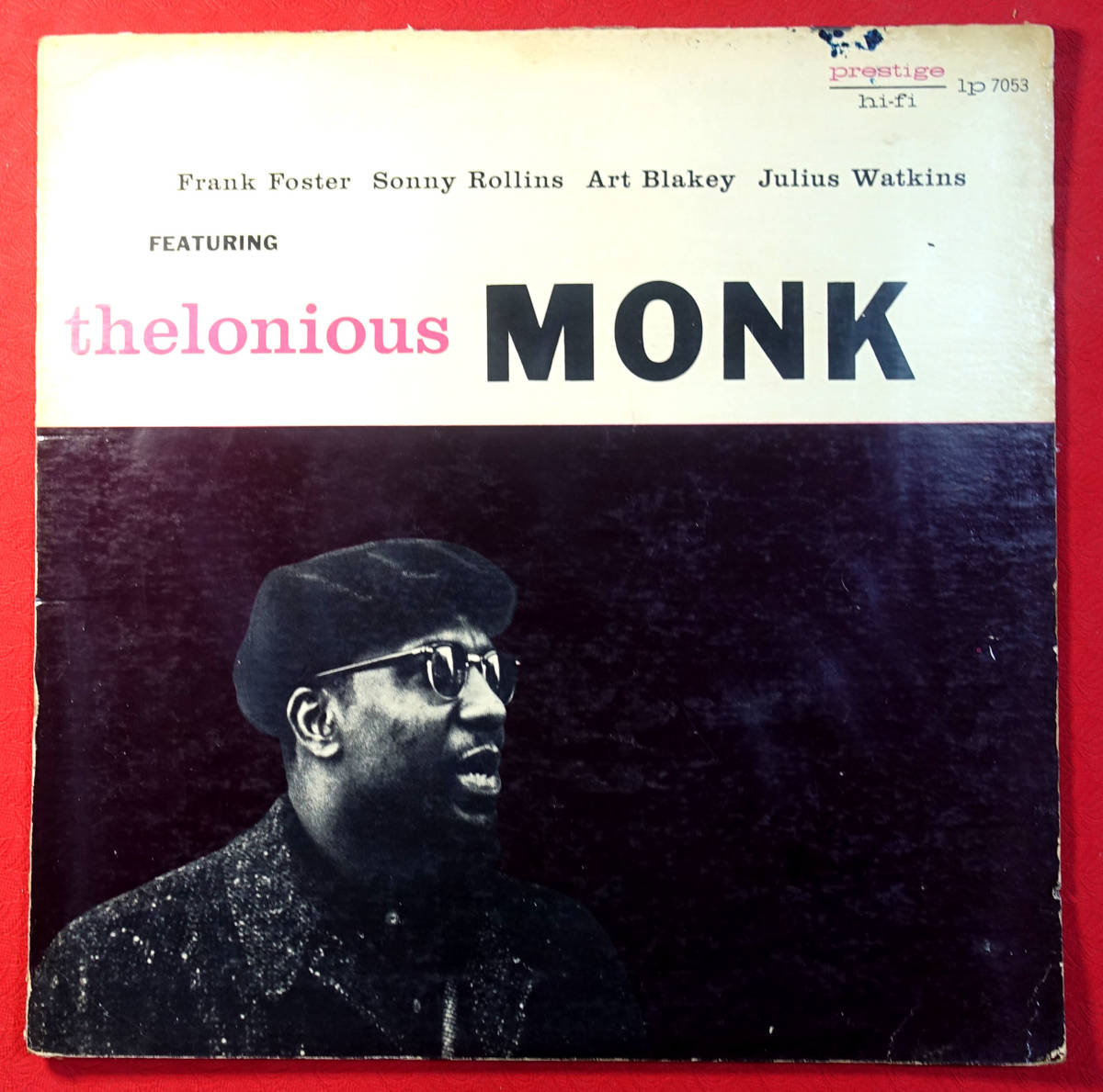 極美! US Prestige PRLP 7053 オリジナル Thelonious Monk self Title Album NYC/DG/RVG_画像1