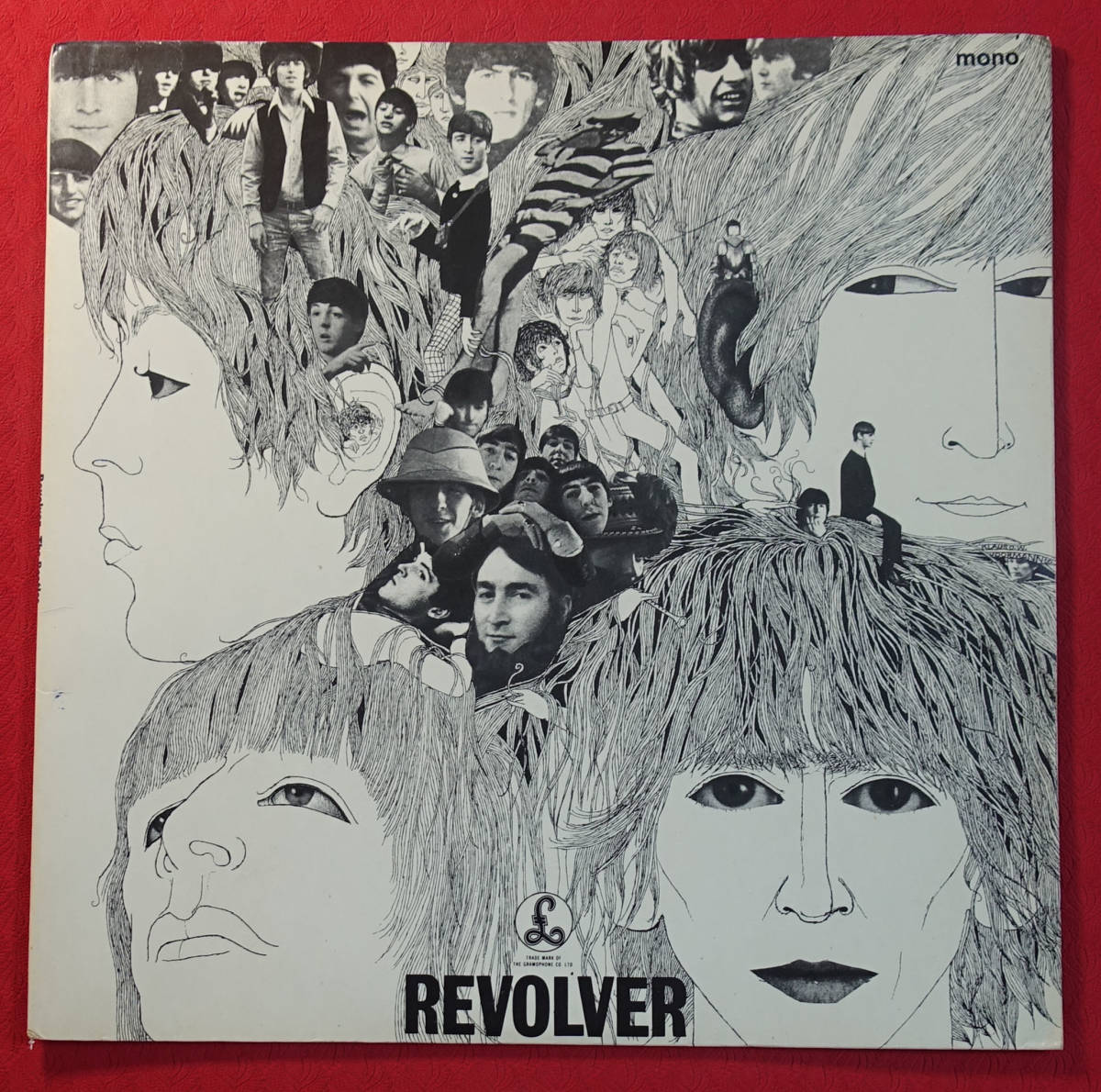 極美! UK Original 初回 PMC 7009 REVOLVER / The Beatles MAT: 2/2_画像1