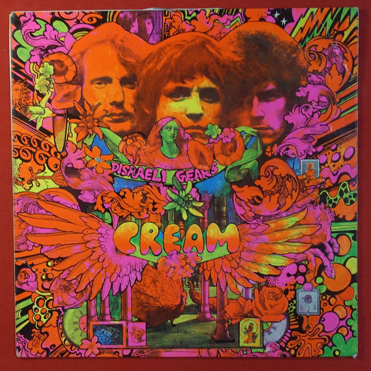 極上品! UK Original 初回 reaction 593003 DISRAELI GEARS / CREAM MAT: A1/B1_画像1